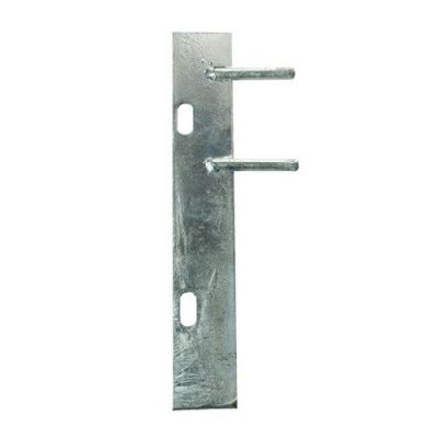 Galvanised Steel Push-In Cleat (300mm) - Two Pins