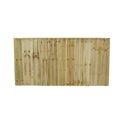 6ft x 3ft Closeboard Fence Panel (1830 x 900mm) - Pressure Treated Green Timber