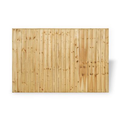 6ft x 4ft Closeboard Fence Panel (1830 x 1200mm) - Pressure Treated Green Timber