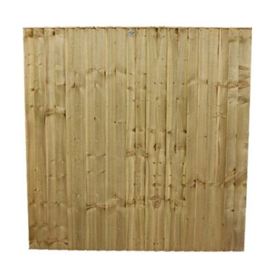 6ft Closeboard Fence Panel (1830 x 1830mm) - Pressure Treated Green Timber