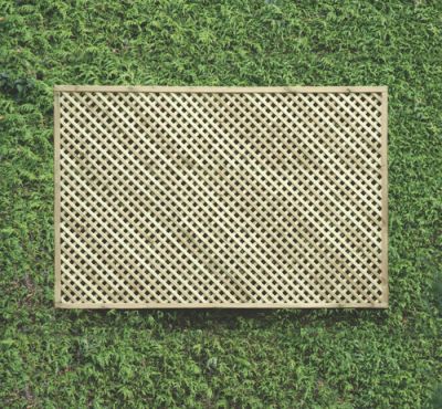 4ft Privacy Trellis Panel (1830 x 1200mm) - Tanalised Softwood