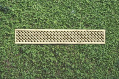 1ft Privacy Trellis Panel (1830 x 300mm) - Tanalised Softwood