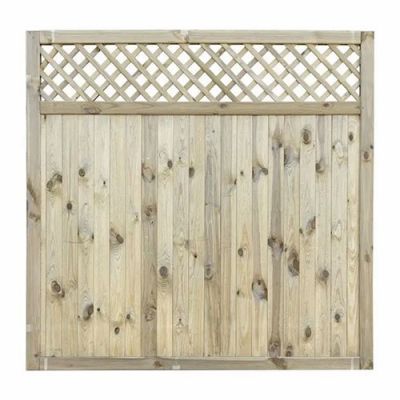 6ft Tongue & Groove Lattice Top Panel TGLT180 (1800mm x 1800mm) - Pressure Treated Green Timber