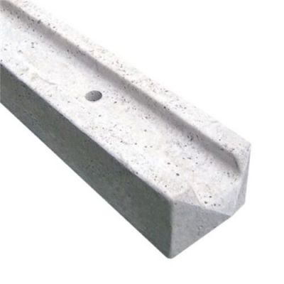 8ft Concrete Slotted End Fence Post (2440 x 90 x 110mm)