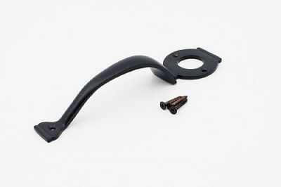 Black Rim Lock Pull Handle To Suit Double Rim Lock With Screws