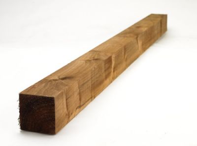 10ft Fence Post (3000 x 100 x 100mm) - Pressure Treated UC4 Brown Timber