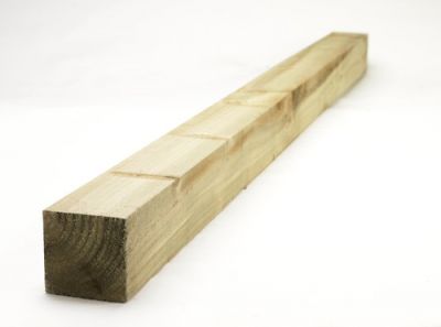 6ft Fence Post (1800 x 75 x 75mm) - Pressure Treated UC4 Green Timber