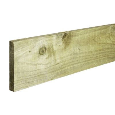 6ft Timber Gravel Board (1830 x 150 x 22mm) - Pressure Treated Green Softwood