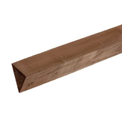 10ft Arris Rail - Non-Ended (3000 x 75 x 75mm) - Pressure Treated Brown Timber