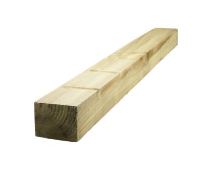 7ft Fence Post (2100 x 100 x 125mm) - Pressure Treated UC4 Green Timber