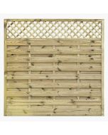 6ft Horizontal Lattice Top Panel HLT180 (1800mm x 1800mm) - Pressure Treated Green Timber 