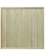 6ft Tongue & Groove Flat Top Fence Panel (1830 x 1830mm) - Pressure Treated Green Timber